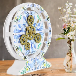 ITALY LINE DESK CLOCK ROUND (HYBRID WALL) 10 INCH RAVELLO ITALY LINE DESK CLOCK ROUND (HYBRID WALL) 10 INCH RAVELLO