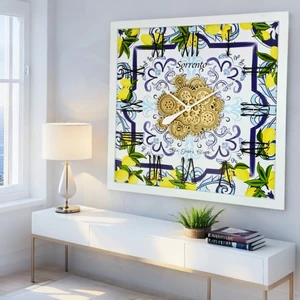 ITALY LINE WALL CLOCK SQUARE 36 INCH SORRENTO ITALY LINE WALL CLOCK SQUARE 36 INCH SORRENTO