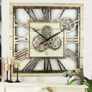 AMERICA LINE WALL CLOCK SQUARE 24 INCH DESERT BEIGE AMERICA LINE WALL CLOCK SQUARE 24 INCH DESERT BEIGE