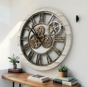 AMERICA LINE WALL CLOCK ROUND 24 INCH DESERT BEIGE AMERICA LINE WALL CLOCK ROUND 24 INCH DESERT BEIGE