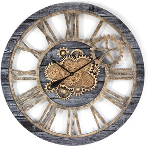 AMERICA LINE WALL CLOCK ROUND 36 INCH CARBON GREY AMERICA LINE WALL CLOCK ROUND 36 INCH CARBON GREY