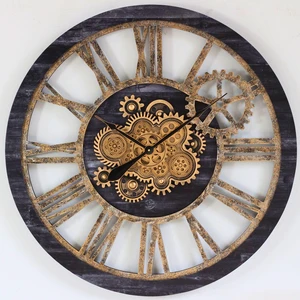 AMERICA LINE WALL CLOCK ROUND 36 INCH VINTAGE BLACK AMERICA LINE WALL CLOCK ROUND 36 INCH VINTAGE BLACK