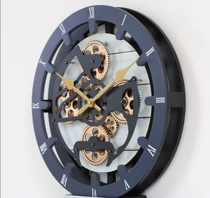 CANADA LINE MANTEL CLOCK ROUND (HYBRID WALL) 16 INCH WHITE FARMHOUSE CANADA LINE MANTEL CLOCK ROUND (HYBRID WALL) 16 INCH WHITE FARMHOUSE