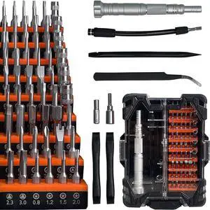 WEDO 62 in 1 Precision Screwdriver Set,Professional Magnetic Small Mini Screwdriver Set With 54PCS Bits,Extension Rod For Repairing Mobile Phone,Laptop,Tablet,Computer,Game Console