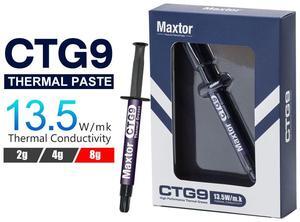Maxtor Thermal CTG9EL 13.5W/mk thermal paste,Gaming grade CPU/GPU/cooling fan overclocking thermal grease,High TDP device cooling solution 8 g