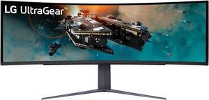 LG 49" 240 Hz VA DQHD Gaming Monitor FreeSync Premium Pro (AMD Adaptive Sync) 5120 x 1440 DCI-P3 95% (CIE1976) UltraGear 49GR85DC-B