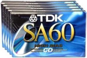 Sa-60 High Bias Audio Cassettes