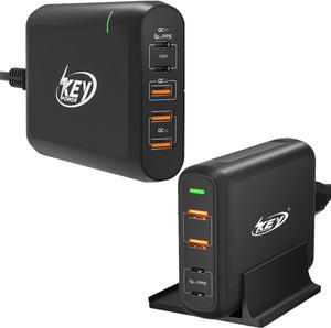 150W USB C Charger & 100W USB C Charger Multiport USB Hub Charger for Laptop,MacBook Pro/Air,iPad Pro,Dell, Lenovo,Apple iPhone 12/11/Pro/Max/XR,Galaxy,Pixel,etc.