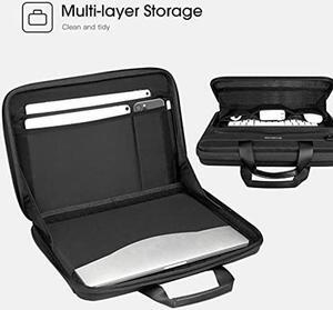 Smatree 14-15.6 inch Laptop Shoulder Briefcase Compatible with MacBook Pro 16 inch and Hard Shell Laptop Sleeve Case Compatible with 2019 2018 MacBook Pro 15.4 inch