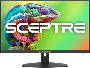 Sceptre New 24-inch Gaming Monitor 100Hz 1ms DisplayPort HDMI x2 100% sRGB AMD FreeSync Build-in Speakers, Eye Care Frameless Machine Black 2024 (E248W-FW100T)
