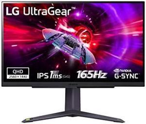 LG Electronics 27GR75Q-B Ultragear Gaming Monitor 68.5 cm (27"), 2560 x 1.440, 16:9, WQHD 1440p, 99% sRGB, HDR10, 165 Hz, 1ms GtG - Black