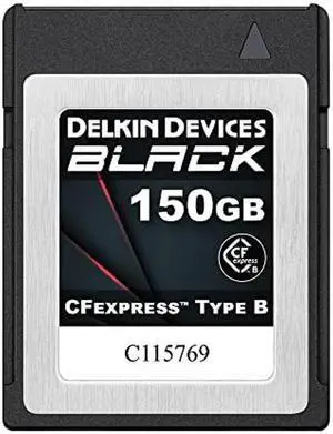Delkin Devices 150GB BLACK CFexpress Type B Memory Card