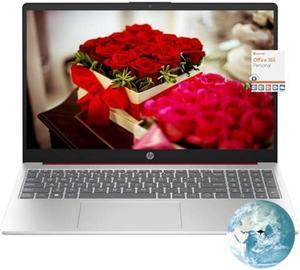 HP Flagship 15.6 HD Laptop Computer, Intel Quad-Core Pentium N200 (Beat i5-8250U), 8GB RAM, 128GB SSD, WiFi, Webcam, Fast Charge, HDMI, 1 Year Microsoft Office 365, Win 11, w/GM Accessory, Red