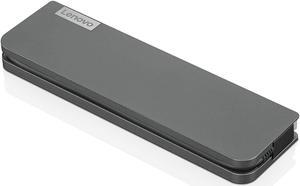 Lenovo USB-C Mini Dock, 7-in-1 Portable Dock with HDMI, VGA, USB-C, USB 3.1, USB 2, 3.5mm Audio, Ethernet, 45W Charging, Compatible with Lenovo, Apple & USB-C Laptops, G0A70065US