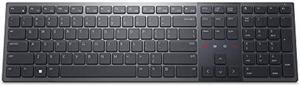 Dell Premier Collaboration Keyboard - KB900, Wireless 2.4GHz, Bluetooth 5.1, Rechargeable, Mic on/Off, Video on/Off, Chat, Screenshare, Backlight on/Off, Scissors Keys, Tilt Adjustment - Graphite