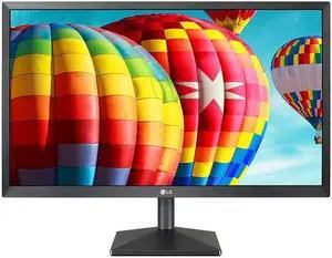 LG 24MK430H-B 24'' Class Full HD (1920 x 1080) IPS Monitor with AMD FreeSync Technology On Screen Control and Compact Bezel (HDMI, D-Sub, Headphone Jack) - Black