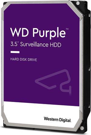 Western Digital 12TB WD Purple Surveillance Internal Hard Drive HDD - SATA 6 Gb/s, 256 MB Cache, 3.5" - WD121PURZ
