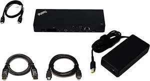 Lenovo ThinkPad Universal Thunderbolt 4 Dock 8K Display Support Up to 100W Power Delivery 40B00135 with HDMI Cable and DP Cable