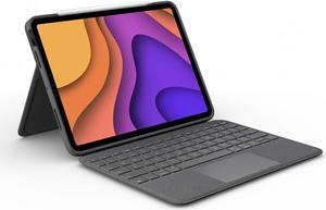 Logitech Folio Touch iPad Keyboard Case with Trackpad and Smart Connector for iPad Air (4th and 5th Generation) - Graphite
