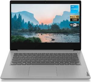 Lenovo IdeaPad 3i Laptop, 14" FHD Screen, Intel i3-1115G4 Processor, 8GB RAM, 256GB SSD, Webcam, HDMI, Media Card Reader, Dolby Audio, Wi-Fi 6, Windows 11 Home, Platinum Grey