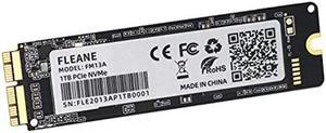FLEANE FM13A 1TB PCIE 3.0x4 NVME SSD with DIY Tools for MacBook Air A1465 A1466 (2013-2017), MacBook Pro Retina A1398 A1502 (Late 2013-Mid 2015), iMac A1419 A1418 (2013-2017)