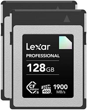 Lexar Diamond Series Professional 128GB CFexpress Type-B Memory Card, 2-Pack
