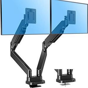 MOUNTUP Dual Monitor Mount Fits 13''-39'' Screen, Ultrawide Dual Monitor Desk Mount Hold 4.4-33 lbs, Adjustable Gas Spring Double Monitor Arms, VESA Bracket with Clamp/Grommet, Computer Monitor Stand