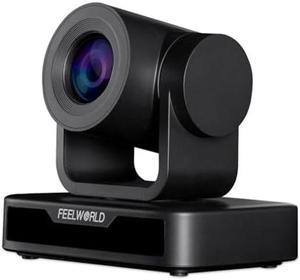 FEELWORLD USB10X Video Conference Webcam USB PTZ Camera 10X Optical Zoom Full HD 1080p for Live Streaming Church Business Education Medical Conference Room Camera System