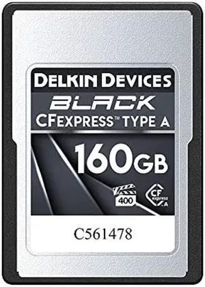 Delkin Devices 160GB BLACK CFexpress Type A Memory Card