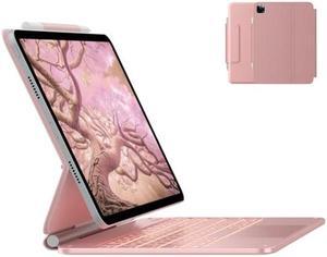 typecase Keyboard Case for iPad Pro 11 inch (4th/3rd/2nd/1st Gen) and iPad Air (4th/5th Gen),Magnetic Keyboard for iPad Pro 11, Magic Keyboard,Multi-Touch Trackpad, 11 Colors Backlight,Rose Gold