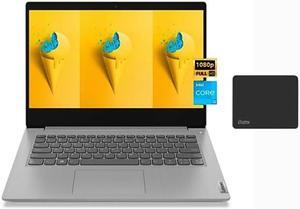 Lenovo Ideapad 3i Business Laptop, 14" FHD Display, 11th Gen Intel Core i3-1115G4 Processor, Intel UHD Graphics, 8GB RAM 256GB PCIe SSD, Webcam, Bluetooth, Windows 11 Home, with 5ave Mousepad