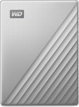 Western Digital 5TB My Passport Ultra for Mac Silver Portable External Hard Drive HDD, USB-C and USB 3.1 Compatible - Western DigitalBPMV0050BSL-WESN