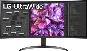 LG 34WQ60C-B.AUS 34" Curved UltraWide(tm) QHD IPS HDR 10 Monitor with Dual Controller & OnScreen Control, Black