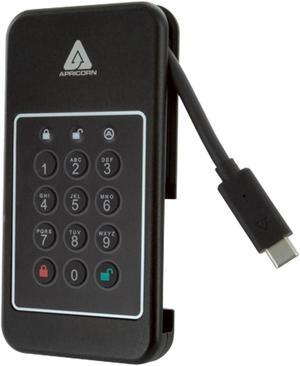 Apricorn 500GB Aegis NVX - Ultra high Speed Ruggedized SSD, USB 3.0 encrypted Drive (ANVX-500GB)