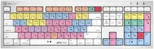 Logickeyboard Designed for Avid Pro Tools on Mac * USB Wired * Two Built-in USB High-Speed Ports * Compatible to MacOS