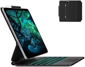 typecase Keyboard Case for iPad Pro 11 inch (4th/3rd/2nd/1st Gen) and iPad Air (4th/5th Gen),Magnetic Keyboard for iPad Pro 11, Magic Keyboard,Multi-Touch Trackpad, 11 Colors Backlight,Black