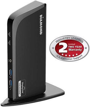 Diamond Multimedia DS3900PD Diamond Multimedia Triple Display 4K Universal Type-C Docking Station with Power Delivery (65W) for Mac and Windows Equipped Type-C/Thunderbolt 3 Laptops