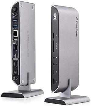 Cable Matters Dual Monitor USB C Dock (USB C Docking Station) for MacBook Pro with Dual 4K HDMI and 80W Laptop Charging (USB-C and Thunderbolt 4 / USB4 / Thunderbolt 3 Port Compatible)