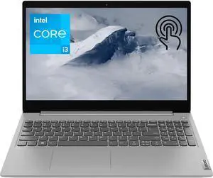 LENOVO IdeaPad 3i Laptop, 15.6" HD Touchscreen Display, Intel Core i3-1115G4 Processor, 8GB DDR4 RAM, 128GB PCIe SSD, Bluetooth, Webcam, Wi-Fi 6, HDMI, Windows 11 Home, Grey
