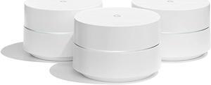 Google WiFi system, 3-Pack - Router Replacement for Whole Home Coverage (NLS-1304-25),White