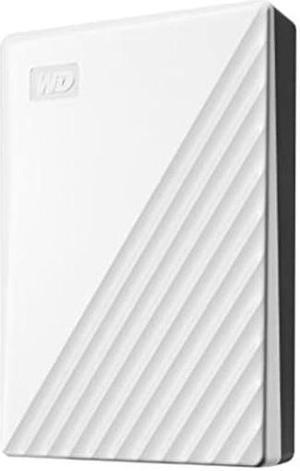 Western Digital 5TB My Passport Portable External Hard Drive with password protection and auto backup software, White - Western DigitalBPKJ0050BWT-WESN