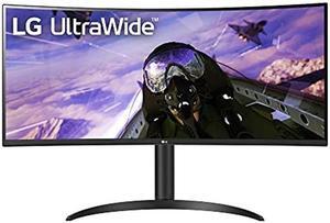 LG UltraWide QHD 34-Inch Computer Monitor 34WP65C-B, VA with HDR 10 Compatibility and AMD FreeSync Premium, Black