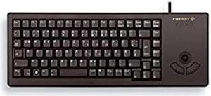 CHERRY G84 UltraSlim Keyboard w/Integrated Trackball, Black (G84-5400LUMEU-2)