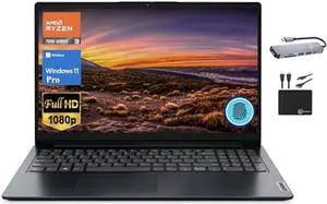 Lenovo IdeaPad Business Laptop 2024, 15.6" FHD Display, Quad-Core AMD Ryzen 3 7320U (Beat i5-1035G7), 8GB DDR5 RAM, 512GB PCIe SSD, Radeon Graphics, Fingerprint, Wi-Fi 6, Win 11 Pro +MarxsolAccessory
