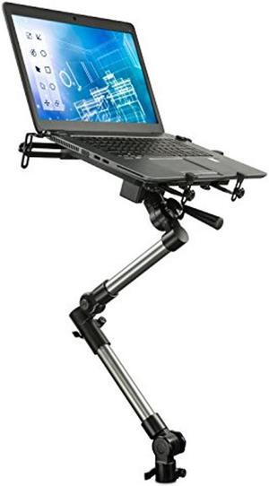 Mount-It! Car Laptop Mount Notebook Tablet Holder for Commercial Vehicles, Trucks Fits iPad and Other Tablet Computers, Heavy-Duty Design with Full Motion Tray, Extendable Arms, Lockable Arm