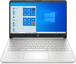 HP Newest 14" HD Laptop, Intel Core i5-1035G1, Intel UHD Graphics, 8GB SDRAM, 256GB SSD, Natural Silver, Windows 10