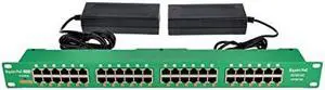 PoE Texas 24 Multi Port IEEE 802.3at PoE+ Injector - Gigabit Data Active Power Over Ethernet for High Powered Devices, 30W PoE Injector for WiFi Access Point & More with 2X 56V 120W Power Supplies