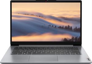 Lenovo Ideapad 1i Thin Light Laptop, 14.0" HD Display, Intel Celeron N4020(up to 2.80 GHz), 4GB RAM 64GB eMMC, WiFi 6, Webcam, 10Hr Battery, Windows 11 S, Cloud Grey