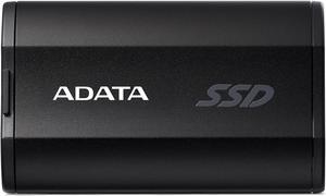 ADATA SD810 2000G Portable SSD - IP68 Water Resistance Up to 2000 MB/s USB 3.2 Gen 2 USB-C External Solid State Drive - Black for iPhone 15Pro/Max, Android (SD810-2000G-CBK)