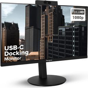 Targus 24-inch USB-C Docking Computer Monitor w/ 100W PD, Adjustable Height Mac PC Monitor 360 Degree Rotating 24 inch Monitor Gaming Monitor w/Dock, Dual Monitor Compatible w/DM4240SUSZ (DM4240PUSZ)